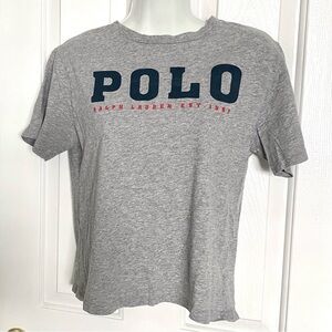 Polo Ralph Lauren Gray Logo Baby Tee
